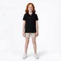 Girls Black Polo shirt